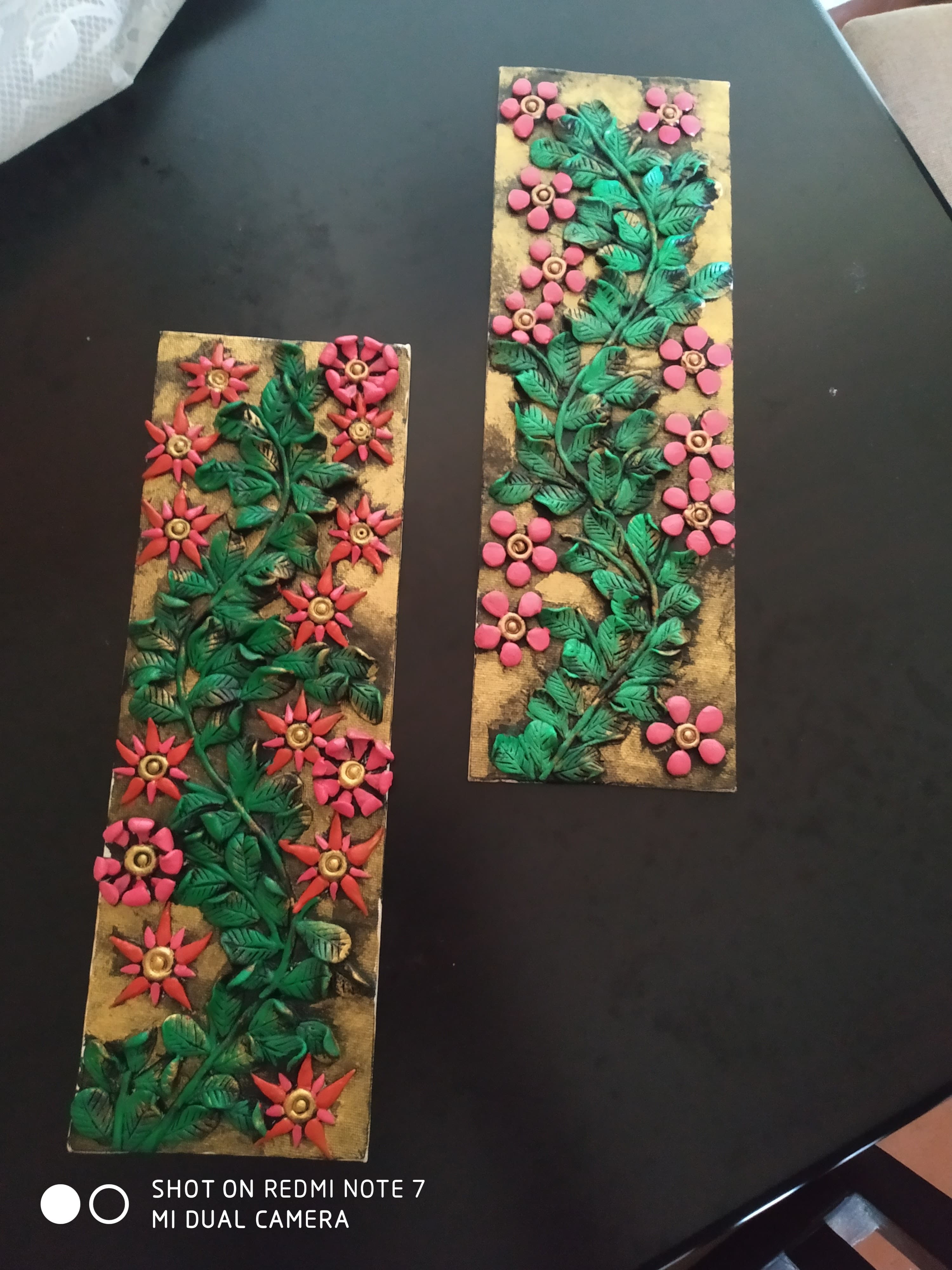 Floral Relief Wall Art