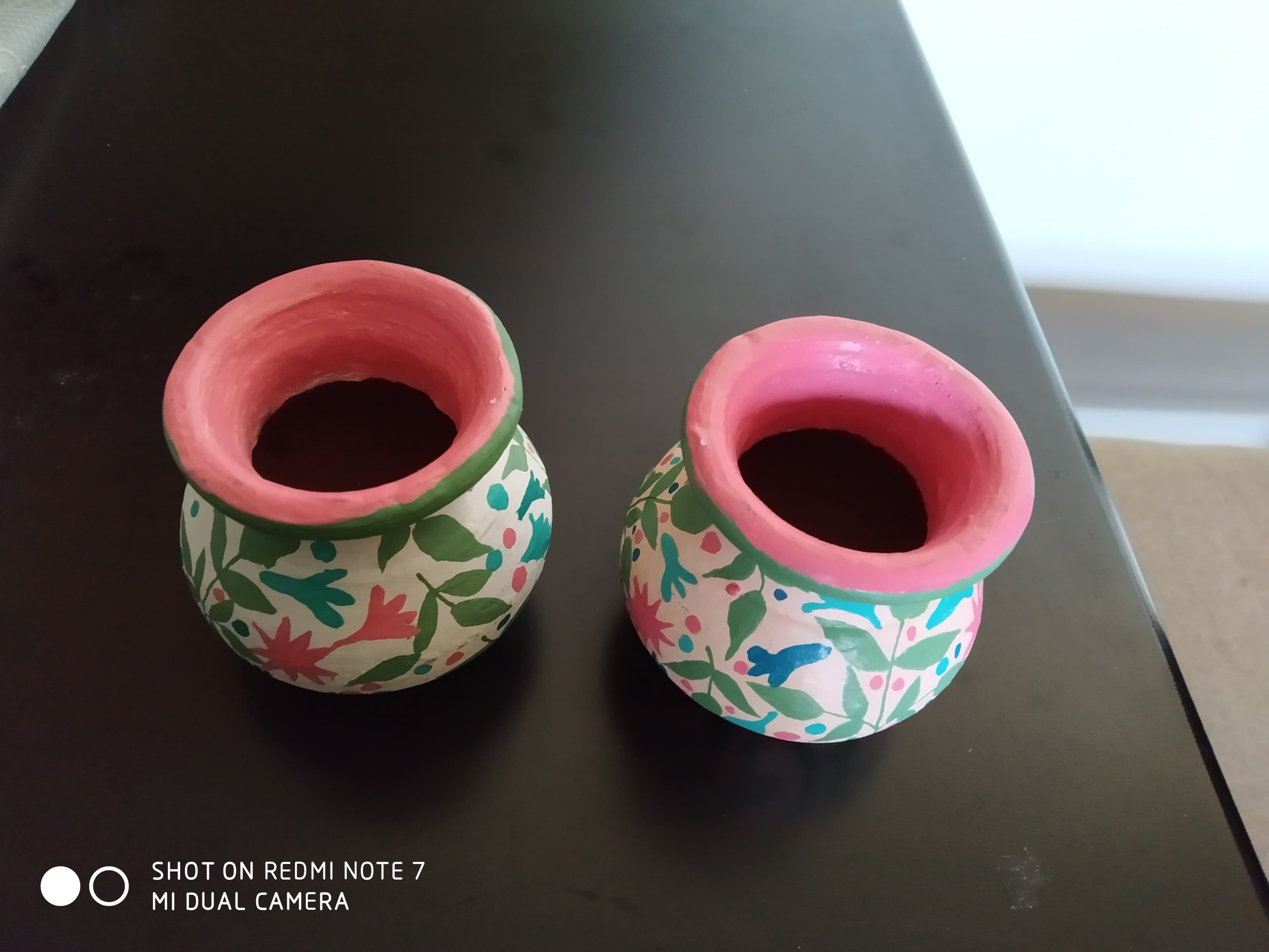 Painted Clay Pots Small