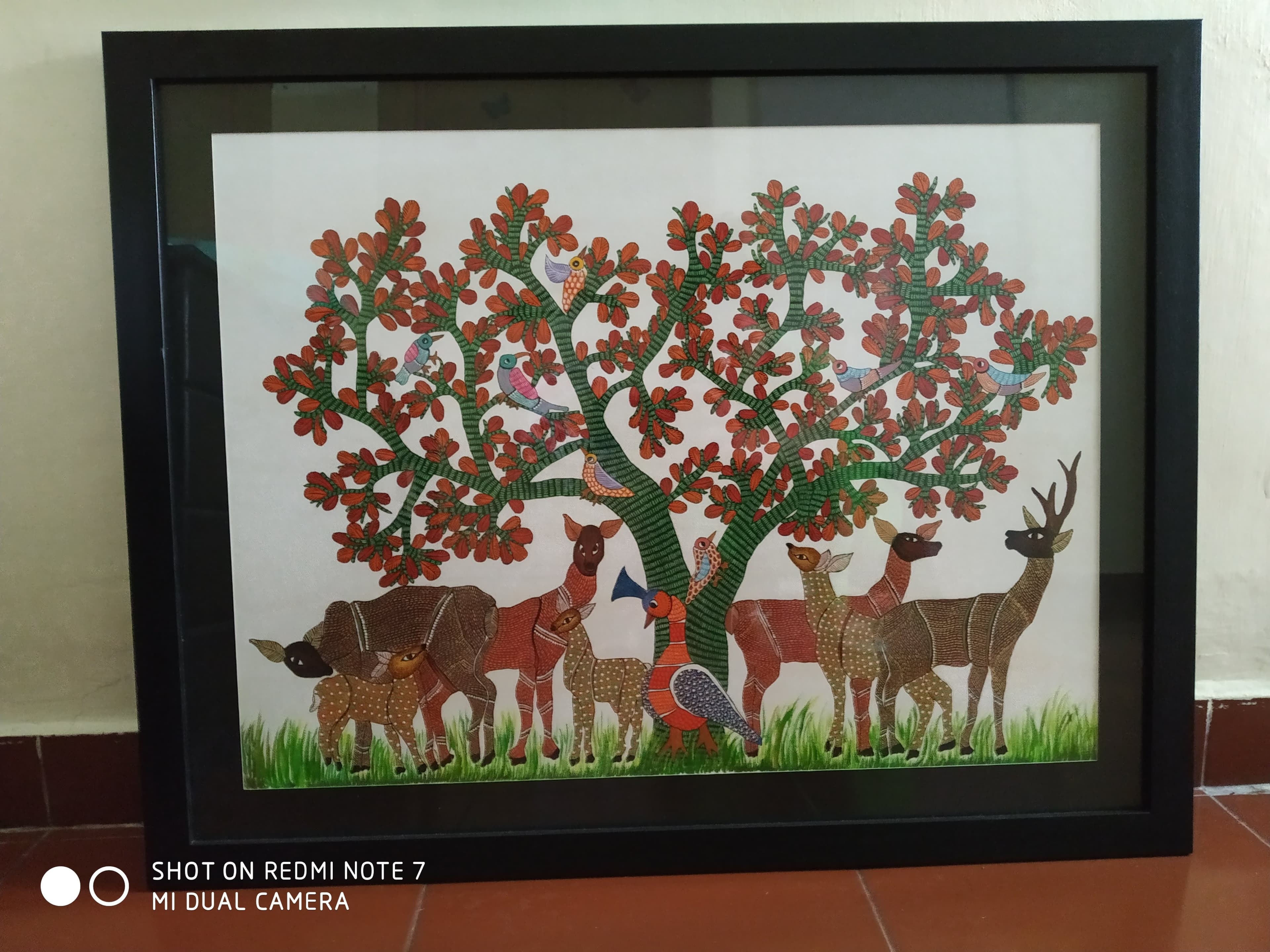 Animals Under Flowering Trees