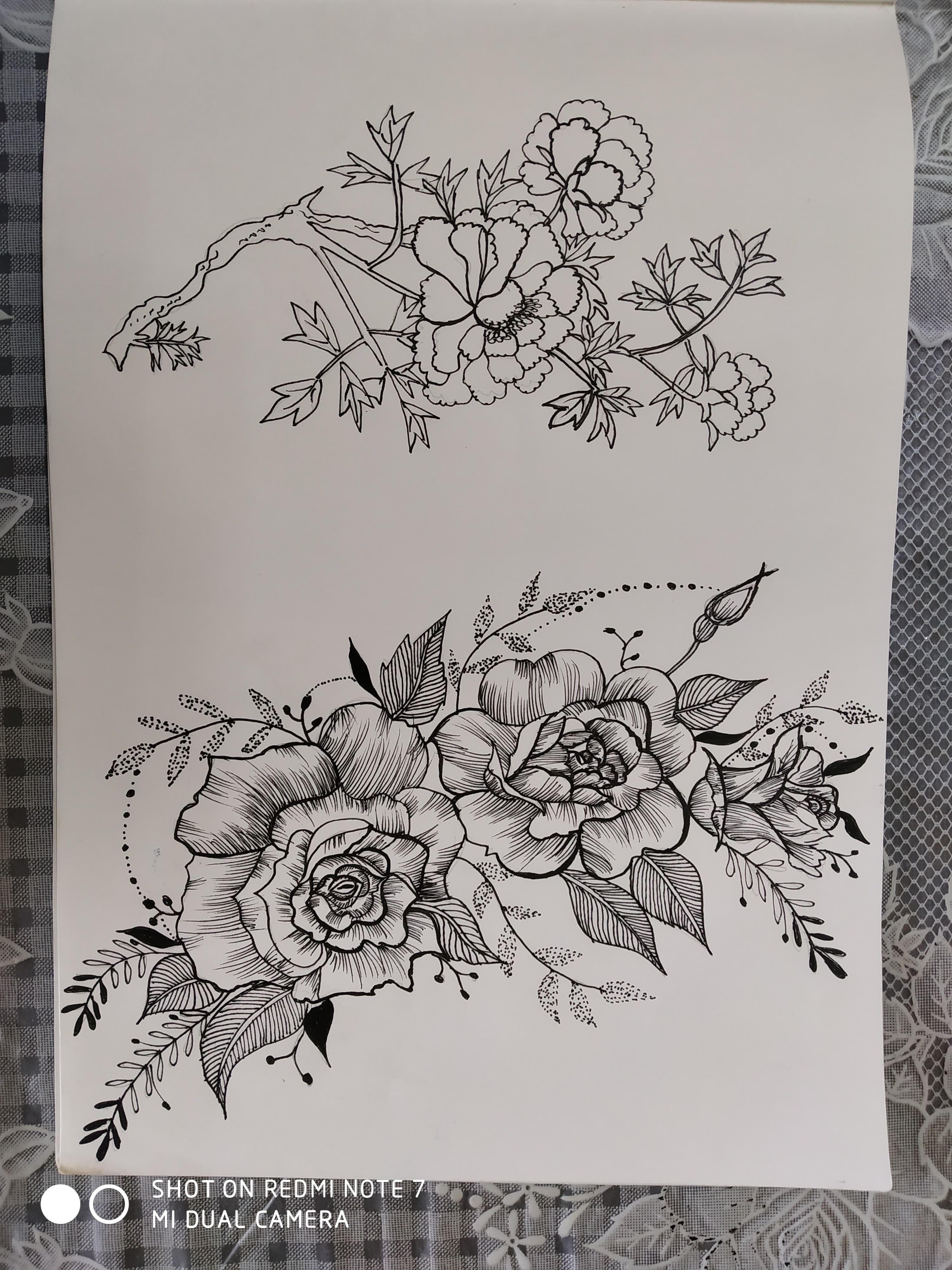 Floral Studies Ink