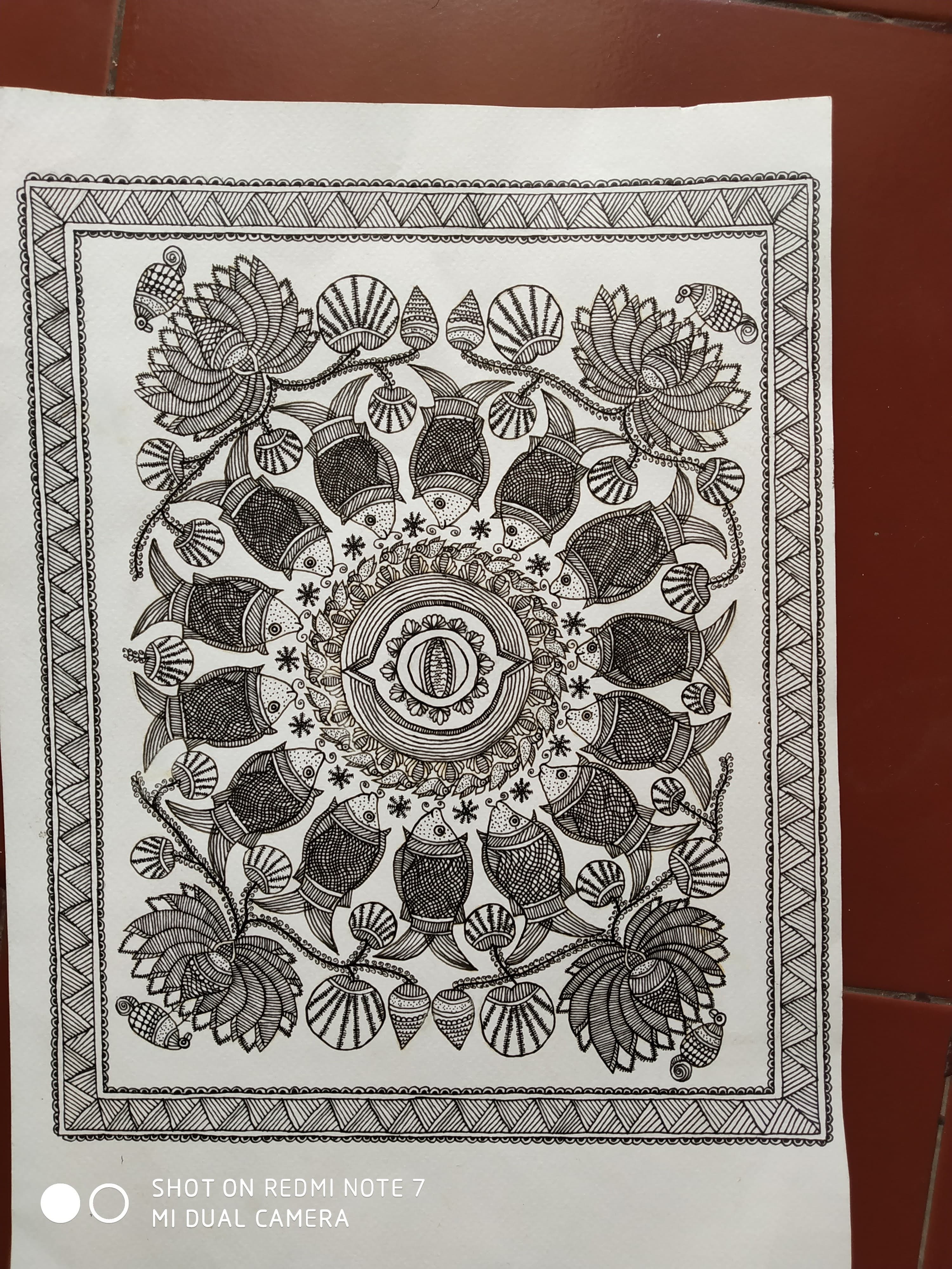 Fish and Lotus Mandala