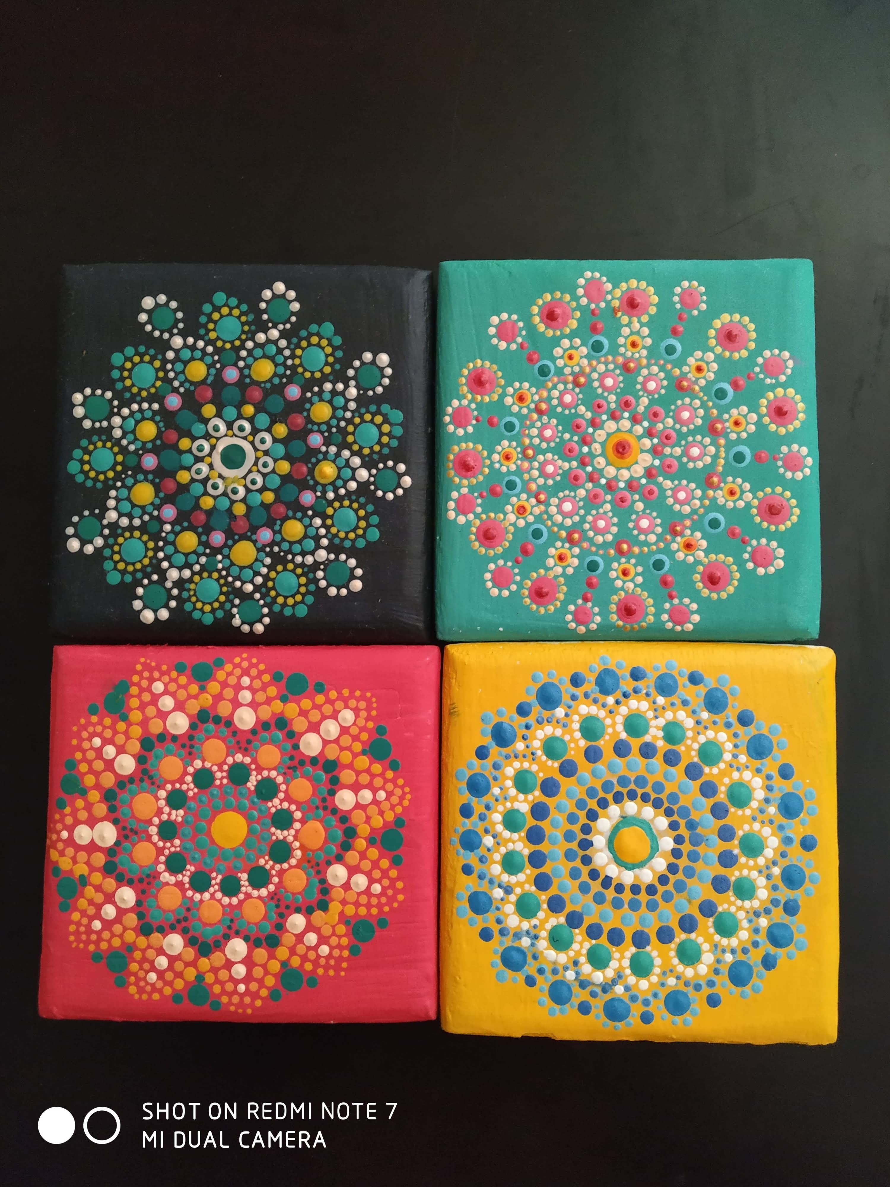 Mini Mandala Canvas Set